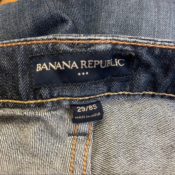 Banana Republic Women’s Bootcut Mid Rise Dark Wash Blue Jeans Size 29/8 … - Picture 9 of 13
